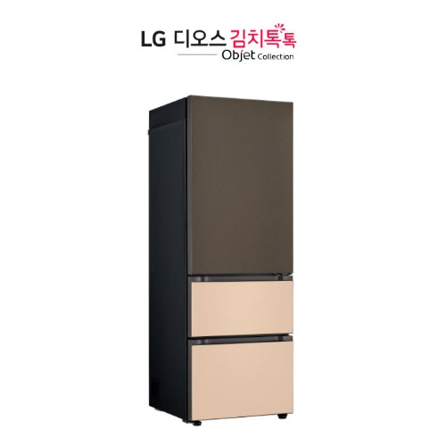 LG 디오스 김치톡톡 오브제컬렉션 스탠드형 김치냉장고 렌탈 323L 스톤 샌드 Z331FTS151 300리터 의무사용3-5년 등록비0
