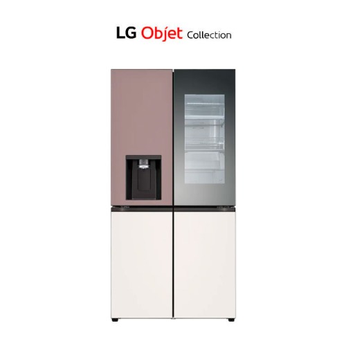 LG 얼음정수기 냉장고렌탈 오브제컬렉션 노크온 820L W823GKB472S 냉장고800리터 3-5년의무사용