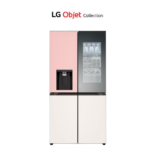 LG 얼음정수기 냉장고렌탈케어 오브제컬렉션 노크온 820L W823GPB472S 냉장고800리터 3-5년의무사용