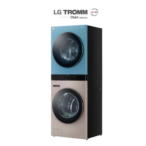LG 트롬 워시타워 오브제컬렉션 W20RNZM 트롬세탁기렌탈 25kg 건조기20kg 3-5년의무사용